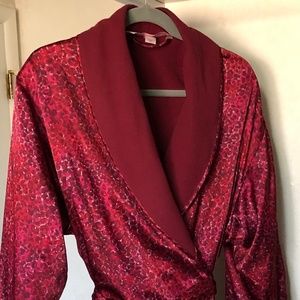 Fleece lined robe